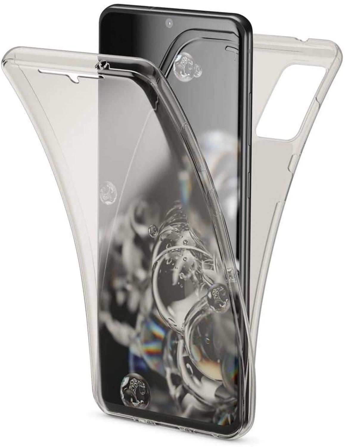 Transparent KÖNIG S20 Full Galaxy Grad, Samsung, Full-Cover 360 DESIGN Handyhülle Cover, Plus,