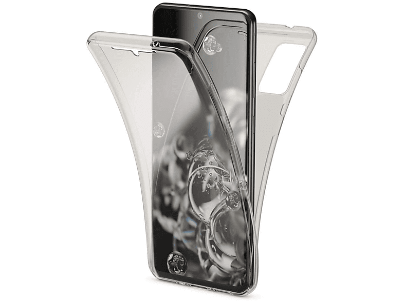 KÖNIG DESIGN Handyhülle Full-Cover 360 Samsung, Cover, S20 Plus, Full Galaxy Transparent Grad