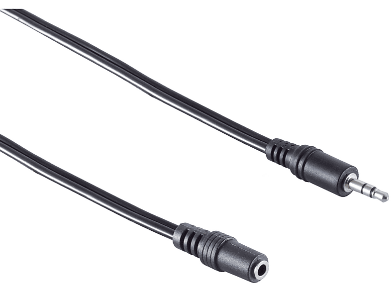 KABELBUDE Klinkenstecker 3,5mm / Klinkenbuchse 3,5mm , 5m, Klinken Kabel Verlängerung, 5 m | Adapter & Kabel