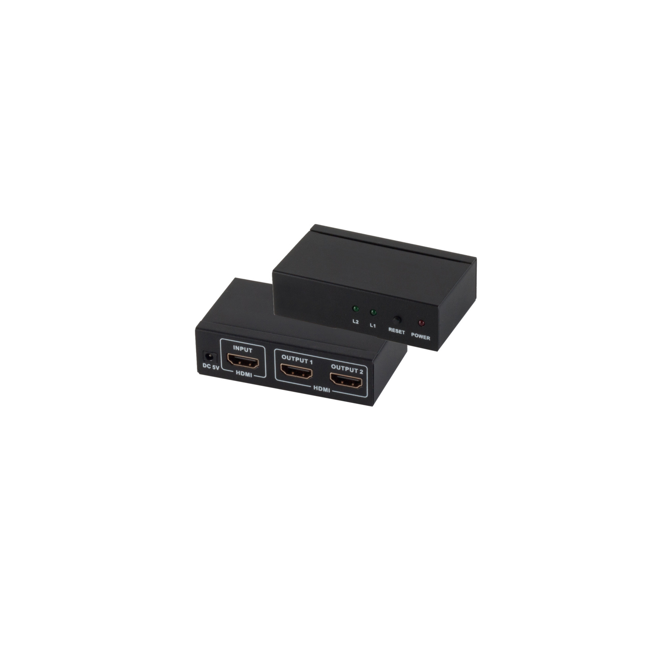 Verteiler IN 3D x HDMI-Verteiler, 2 Umschalter OUT 4K2K MAXIMUM CONNECTIVITY & 1 x Netzteil, S/CONN