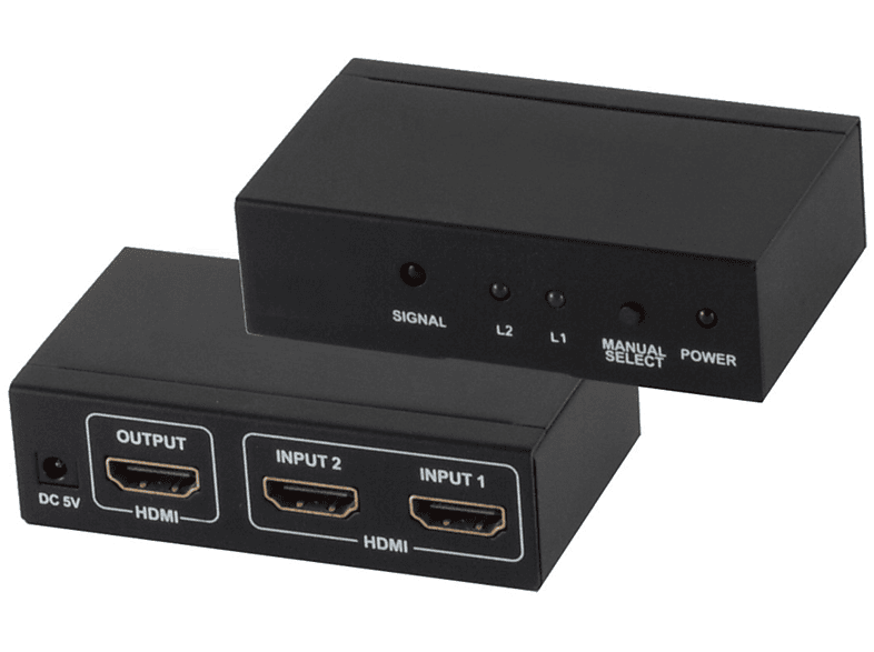 Umschalter MAXIMUM IN 4K2K, Verteiler 2x HDMI Switch, & S/CONN CONNECTIVITY 1x 3D, VER1.4 OUT,