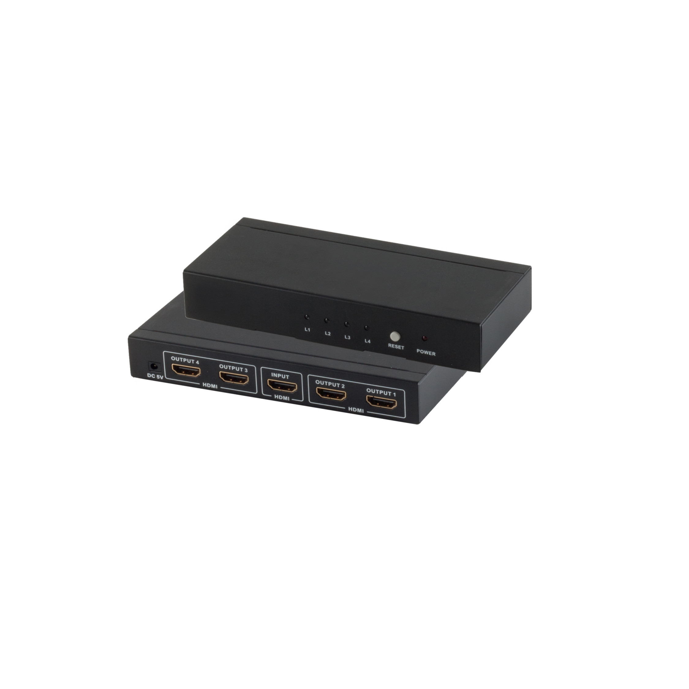 Verteiler x Verteiler, 4K2K 3D x MAXIMUM 1 HDMI OUT S/CONN Netzteil, & 4 CONNECTIVITY IN Umschalter