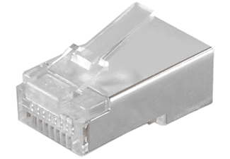 KABELBUDE Western-St. 8polig geschirmt für Rundkabel verg. Kabel Transparent