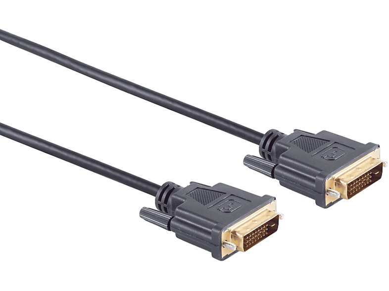Kabel verg. 1m DVI-D 24+1 DVI-D St / St. Audio/Video Dual-Link KABELBUDE