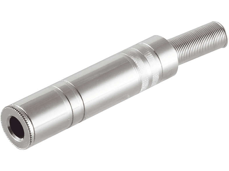 S/CONN MAXIMUM CONNECTIVITY Klinkenkupplung Stereo 6,3mm, Metall Audio/Video Kabel