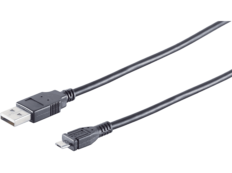 S/CONN MAXIMUM CONNECTIVITY USB-Micro Kabel USB-A-St./USB-B MICRO St. 2.0 0,5m USB Kabel