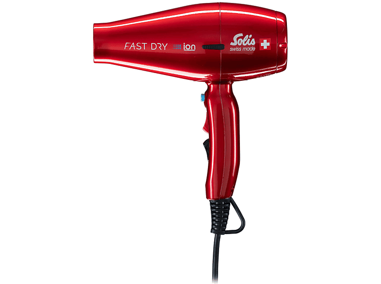 SOLIS OF SWITZERLAND Fast Dry 360º ionic 383 Haartrockner Rot (2200 Watt)