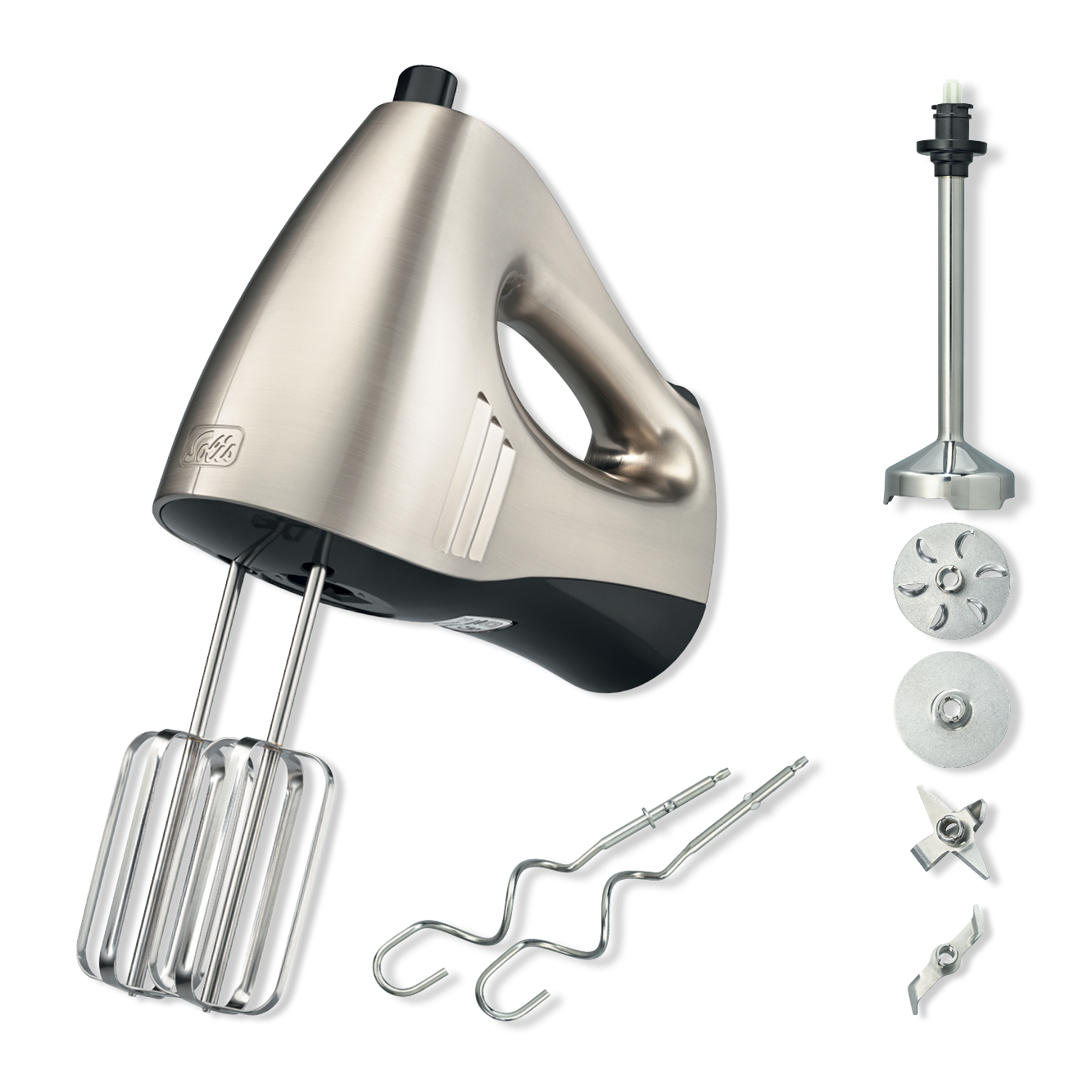 Handmixer & (400 Silber 8371 SOLIS Hand 0 l) Stick Watt, Mixer OF SWITZERLAND