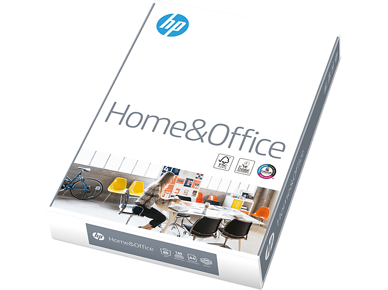 HP Kopierpapier home&office 80g weiß Kopierpapier A4 1 A4 297 Pa=500Bl CHP150 x mm Packung 210