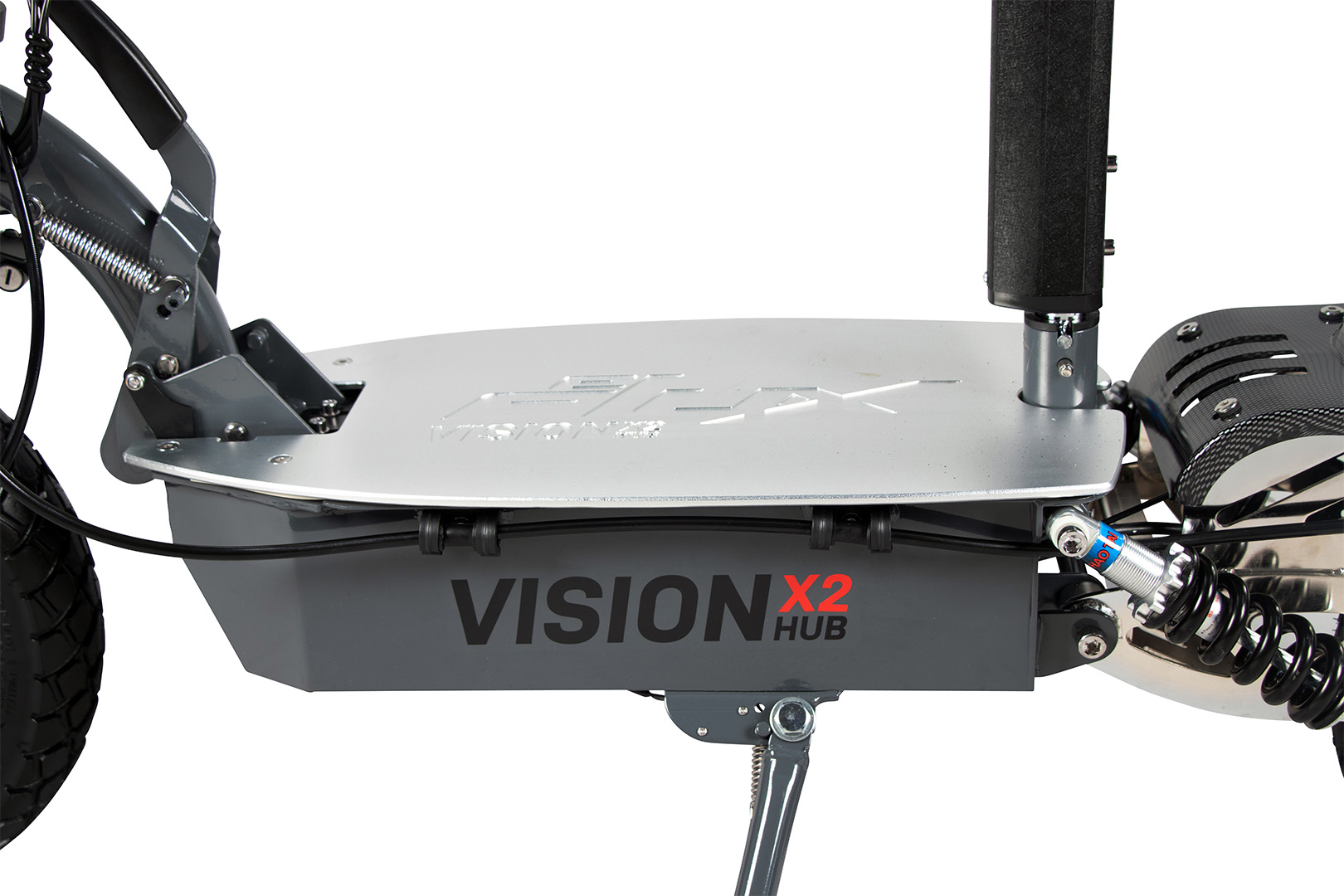E-Scooter 10 (Laufradgröße: X2 Vision Zoll, EFLUX Grau) Unisex-Rad,