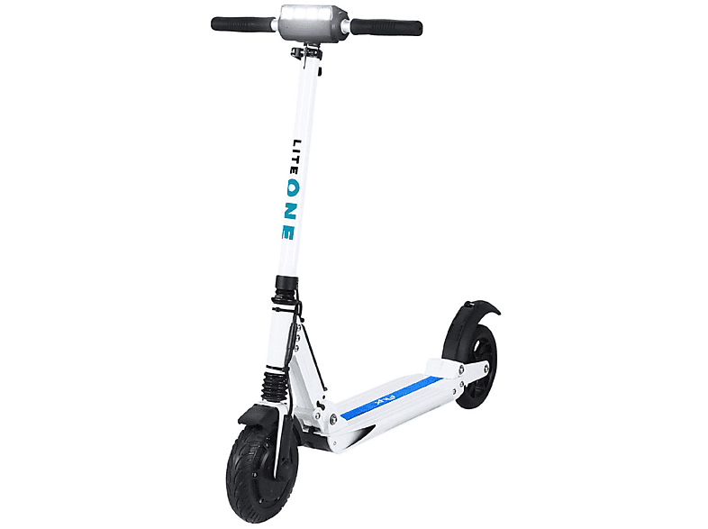 EFLUX Lite Weiß/Türkis) E-Scooter One Zoll, (8