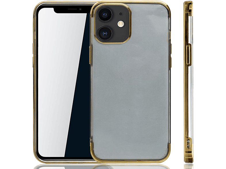 KÖNIG Gold Apple, 12 Mini, iPhone Backcover, Schutzhülle, DESIGN