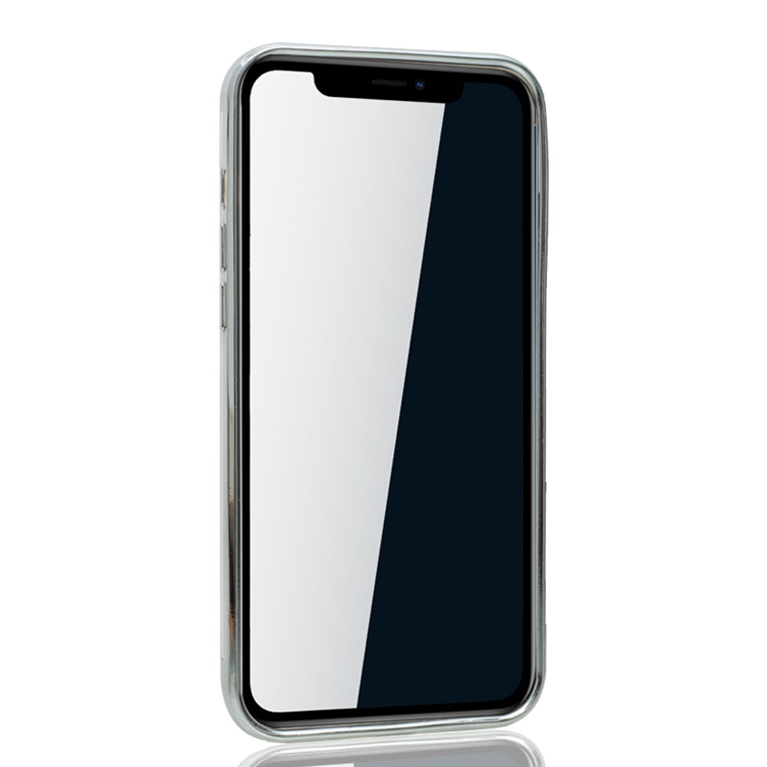 12 Mini, KÖNIG Backcover, Silber DESIGN Apple, Schutzhülle, iPhone