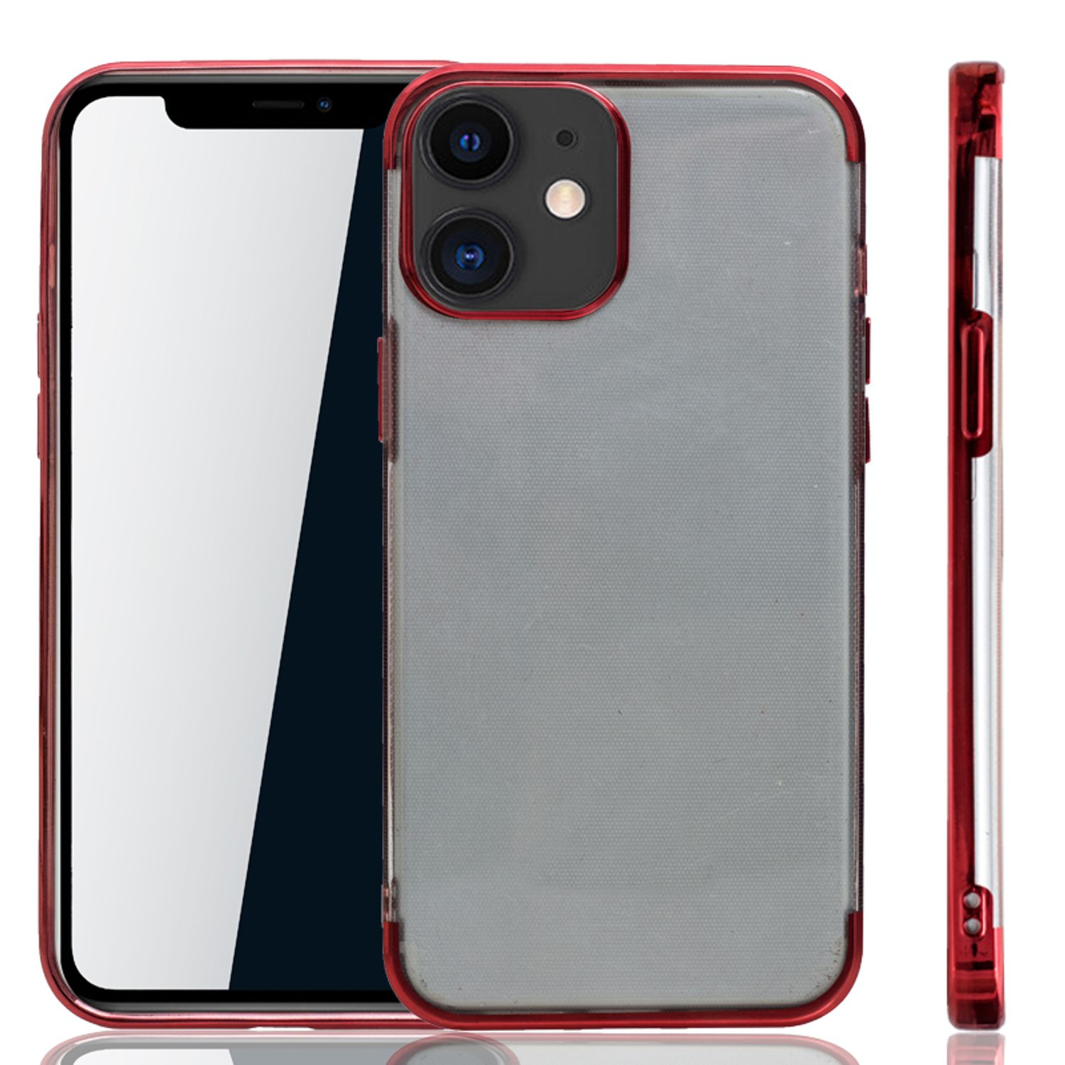Backcover, Mini, Rot 12 Apple, Schutzhülle, DESIGN iPhone KÖNIG