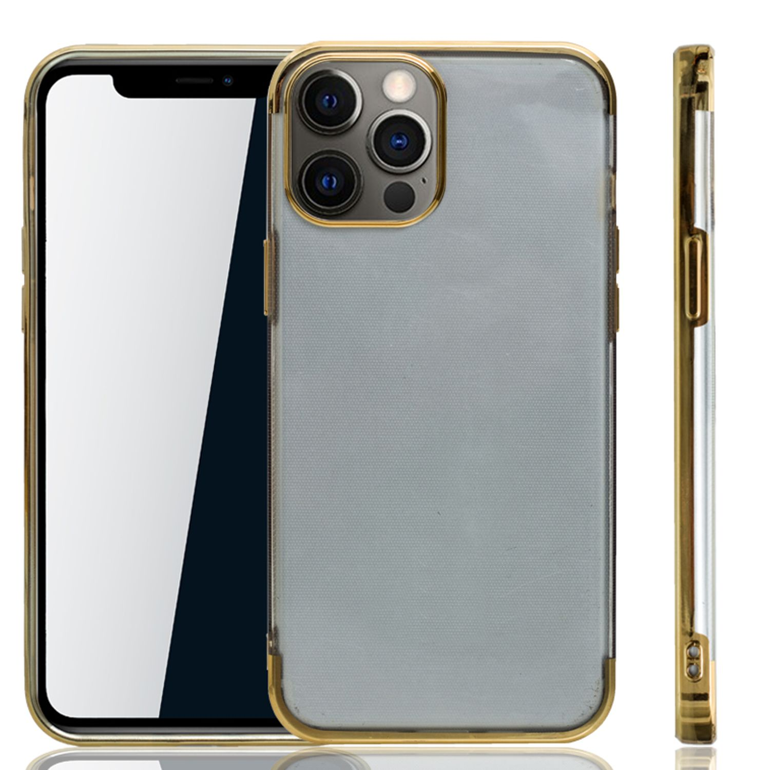 iPhone Apple, KÖNIG Gold Max, Schutzhülle, DESIGN Backcover, 12 Pro