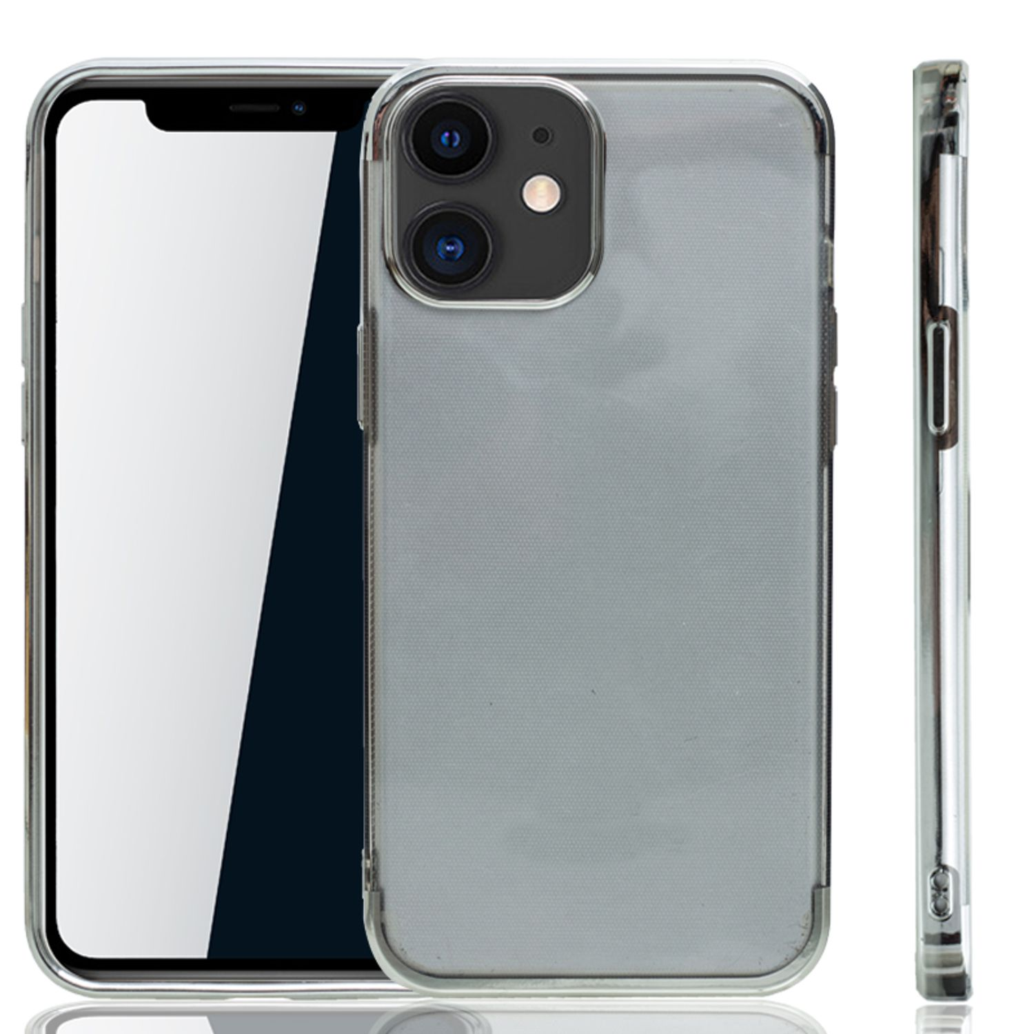 KÖNIG 12 Mini, Backcover, iPhone Silber Schutzhülle, DESIGN Apple,
