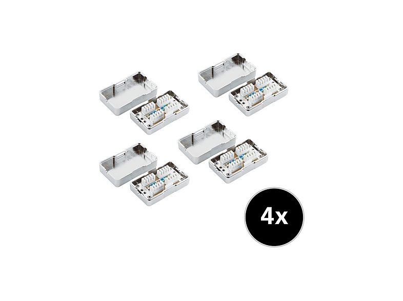 S/CONN MAXIMUM CONNECTIVITY 4x Cat. 6 LSA-connection-BOX Netzwerk ...