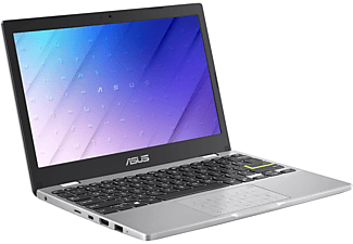 ASUS VivoBook E Series, fertig eingerichtet, Notebook mit 11,6 Zoll Display, Intel Pentium Prozessor, 8 GB RAM, 370 GB SSD, Intel® UHD 605 Grafik, Dreamy White