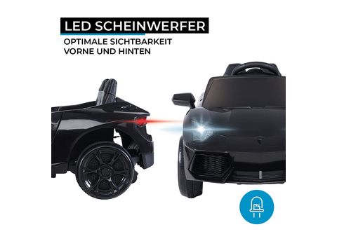 ACTIONBIKES MOTORS Super Sport - 50 Watt - Fernbedienung - LEDs -  Soundmodul - Bremsautomatik Elektroauto schwarz