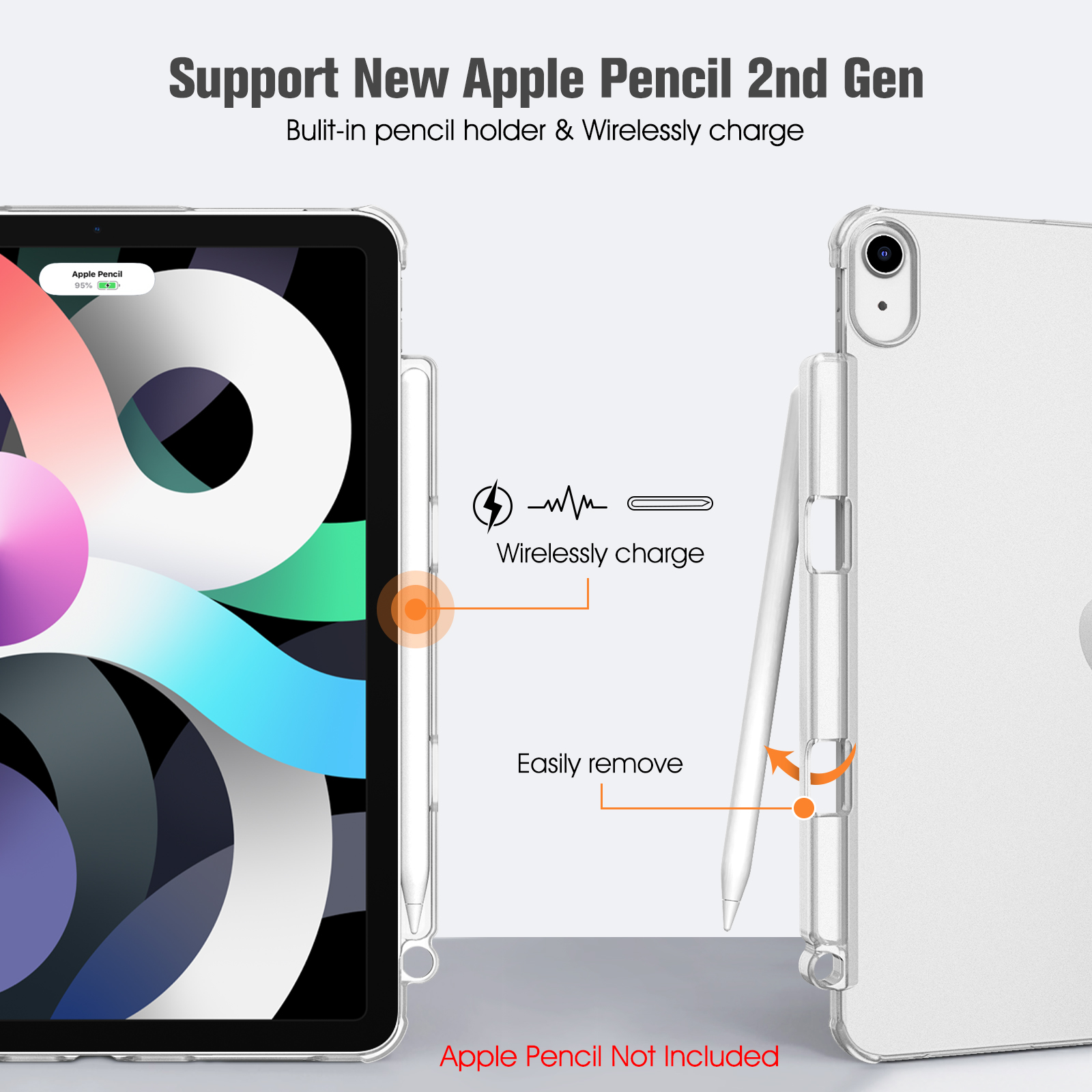 Generation 2020, Air Hülle, 4. iPad iPad, Bookcover, Zoll 10.9 Marmor Weiß FINTIE