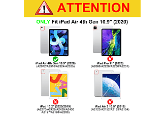FINTIE Hülle, Bookcover, iPad, iPad Air 4. Generation 10.9 Zoll 2020, Denim Grau