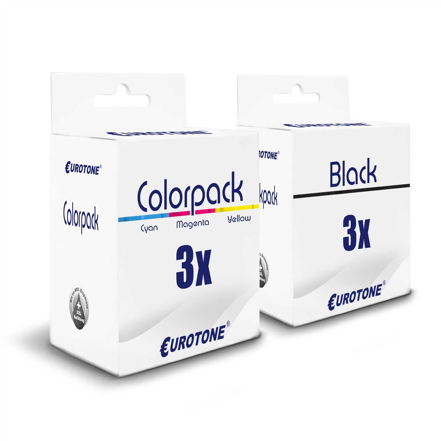 EUROTONE ersetzt Kodak 30XL 6er / Set Tintenpatrone 30C NO30XL 3952363) 3952371 NO30XL 30B / / Mehrfarbig (Kodak 