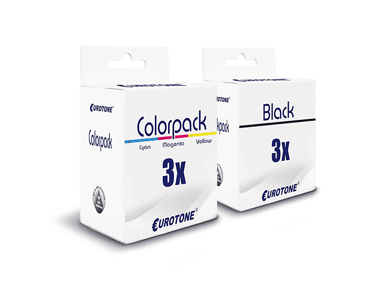 EUROTONE PSC2610 6er Set Ink Cartridge Mehrfarbig (HP 344 / C9363EE 339 / C8767EE)