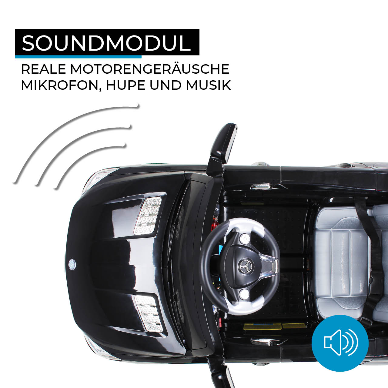 ML Lizenziert 350 MOTORS Mercedes-Benz ACTIONBIKES Elektroauto