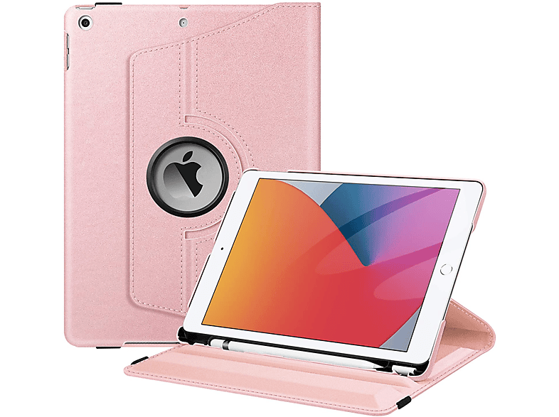 FINTIE Hülle, Bookcover, 10.2 / 7 Modell Generation, (8. iPad Zoll 2019), Roségold Apple, 2020 und