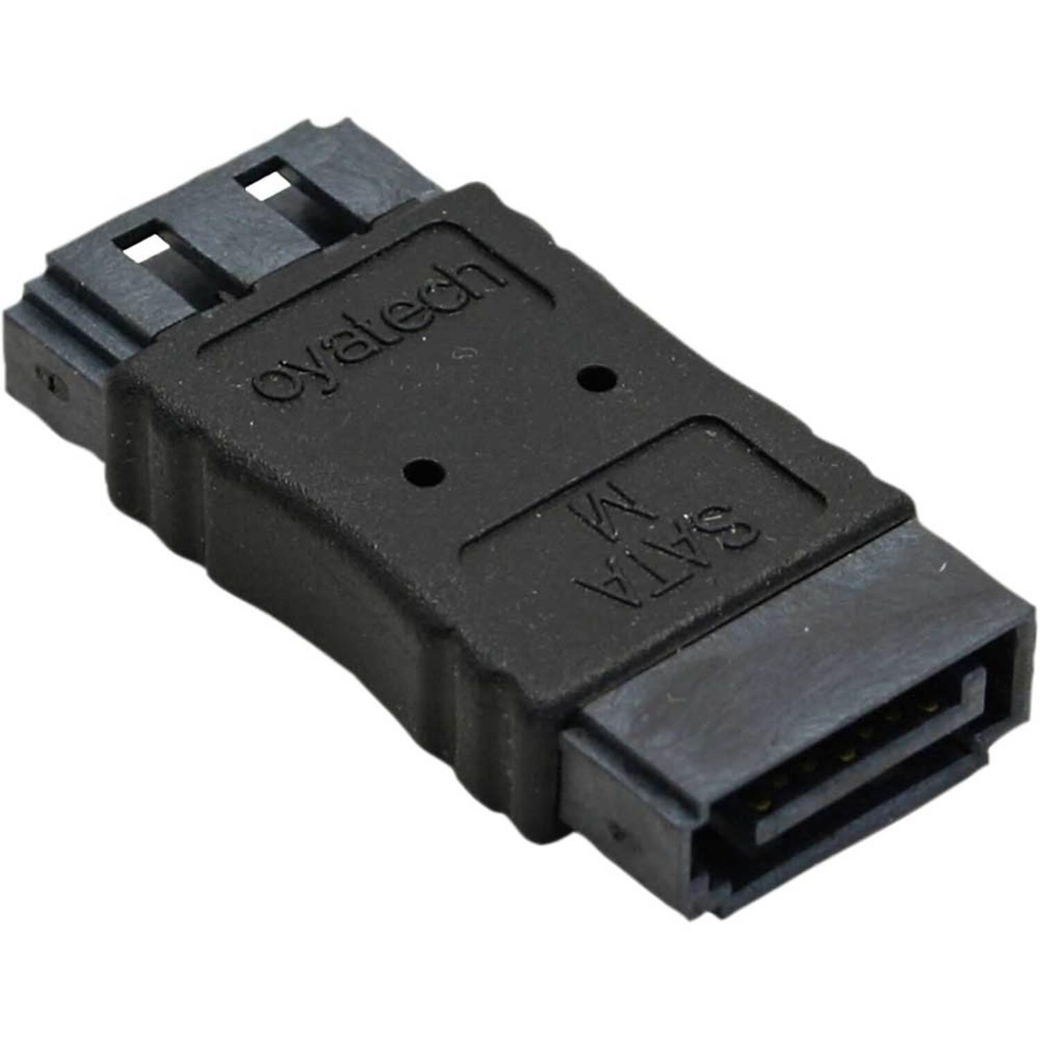INLINE InLine® SATA Adapter Buchse zu schwarz eSATA Verlängern / / SATA / micro SATA, Buchse, zum zu Konverter
