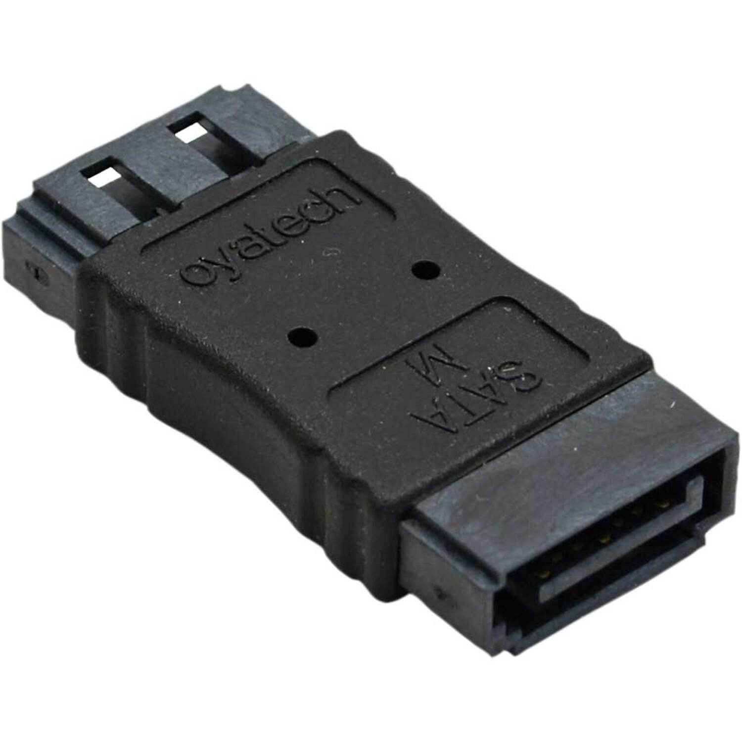 INLINE InLine® SATA Adapter Buchse schwarz SATA / zu zum eSATA zu Konverter Buchse, Verlängern / SATA, micro 