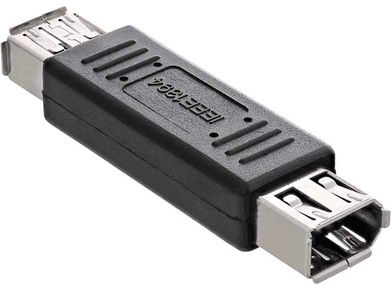 schwarz / Buchse, Firewire, FireWire Adapter Adapter, / Buchse INLINE 6pol bulk InLine®