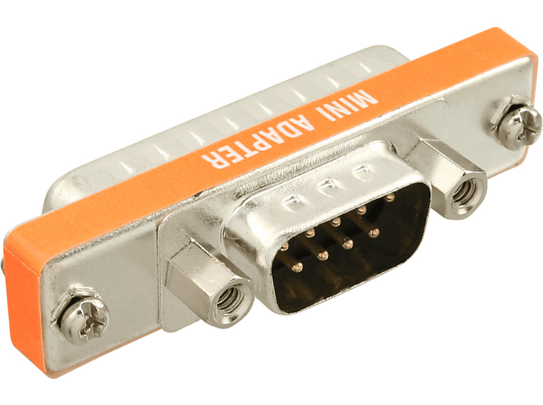 INLINE InLine® AT-Adapter, 9pol Sub D Stecker an 25pol Sub D Stecker, kurz / Datenadapter / Gender Changer (9/15/25polig/RJ45), mehrfarbig