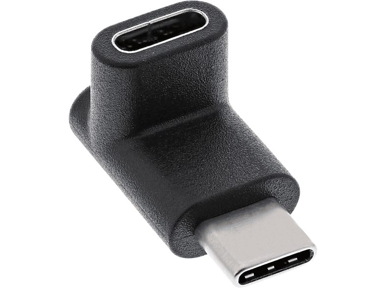 INLINE InLine® USB 3.2 Adapter, USB-C Stecker an C Buchse, oben/unten / USB USB 3.2 Adapter, schwarz