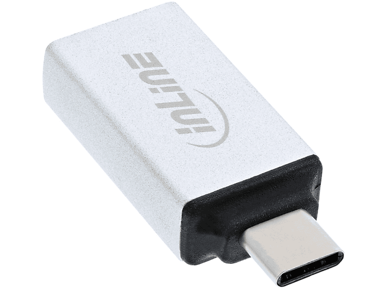 INLINE InLine® USB 3.1 Adapter, Adapter USB-C Buchse 3.2 USB A 3.2 USB Stecker / an Adapter, mehrfarbig