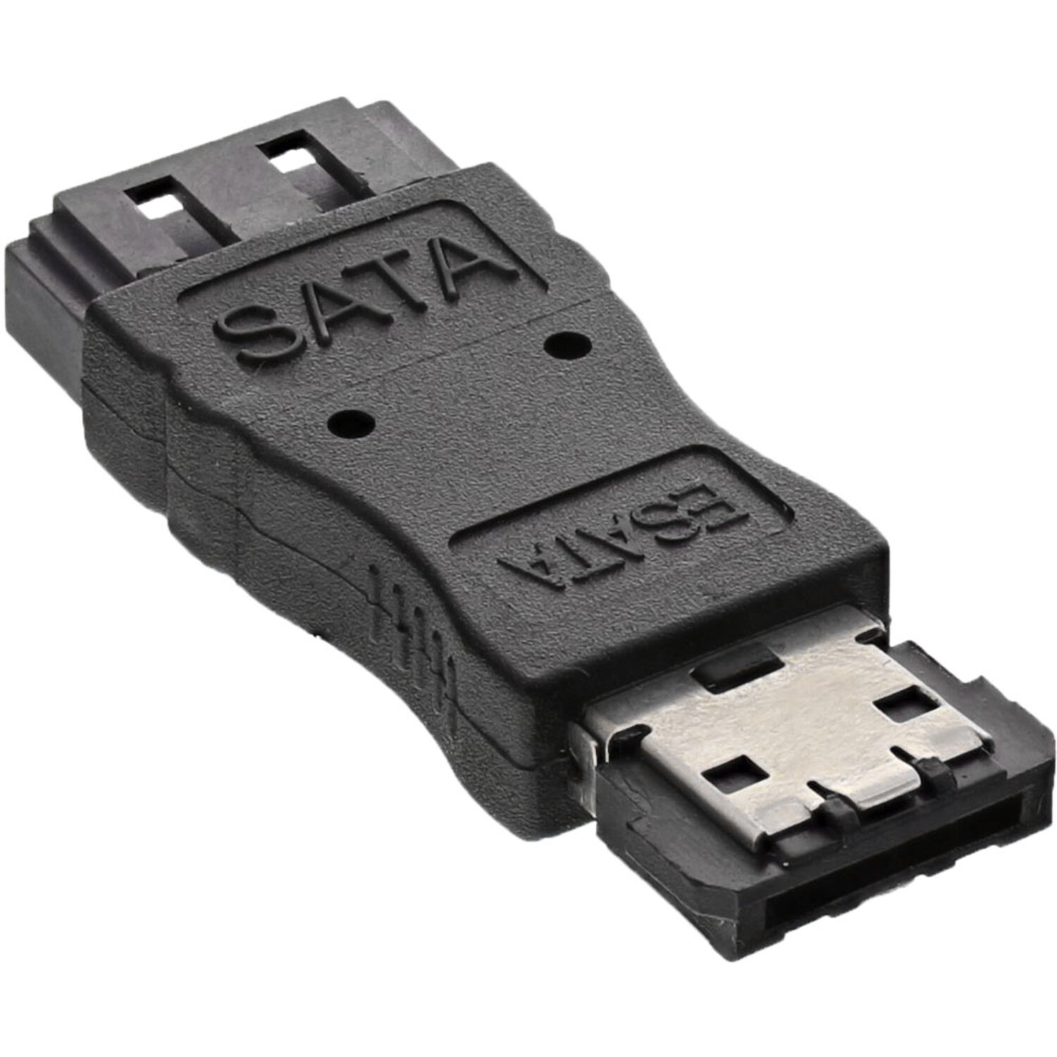 INLINE InLine® eSATA auf SATA Adapter, Buchse schwarz zu Adapter an Stecker / micro Konverter SATA SATA, / eSATA