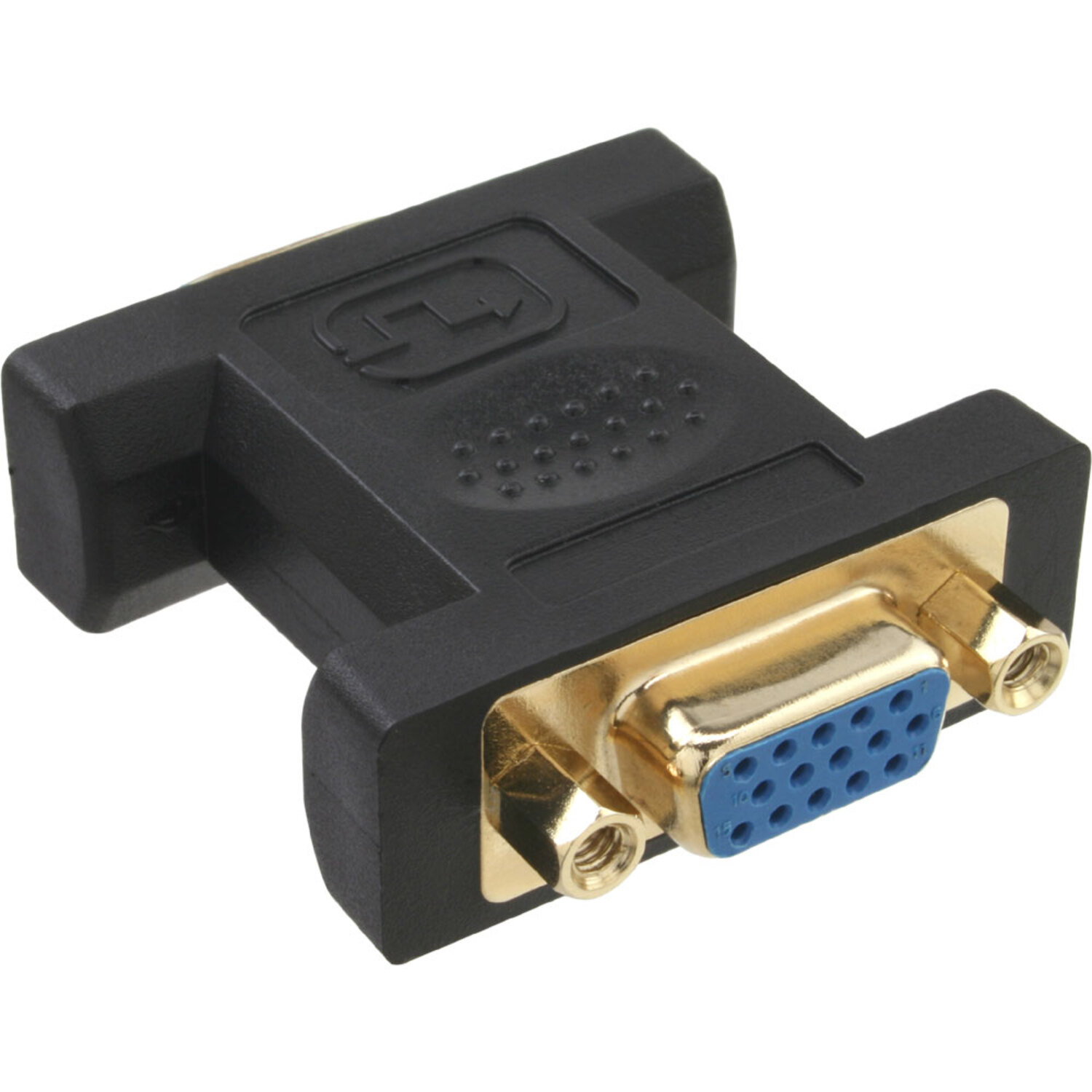 15pol / (VGA), Buchse, gold Buchse / InLine® Mini-Gender-Changer, schwarz HD INLINE VGA,