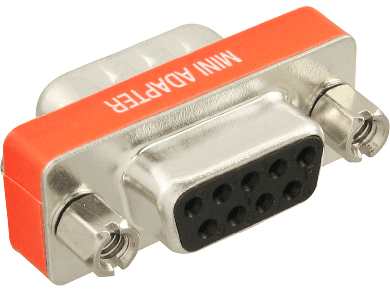 9pol / mehrfarbig / Gender INLINE Adapter Changer Datenadapter / Buchse, InLine® (9/15/25polig/RJ45), Stecker Nullmodemadapter, / bulk