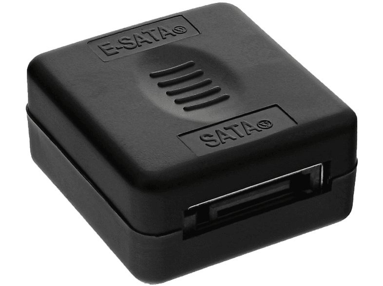 INLINE InLine® eSATA Konverter schwarz / an micro SATA SATA, / Adapter zu / Buchse eSATA auf SATA Adapter, zu