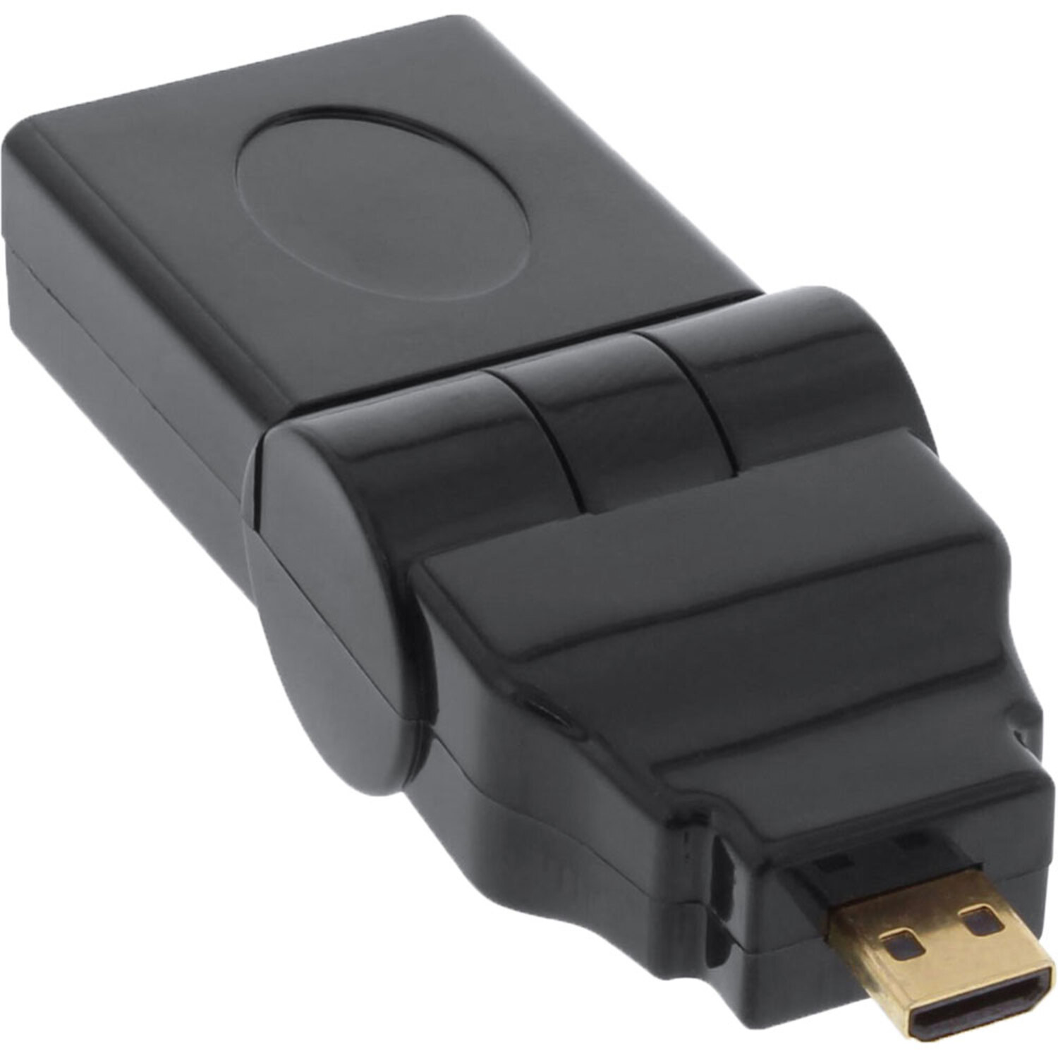 A HDMI Micro Adapter, INLINE D Stecker, InLine® Buchse mini / 4K2K flexibel, / DVI HDMI zu auf / HDMI HDMI