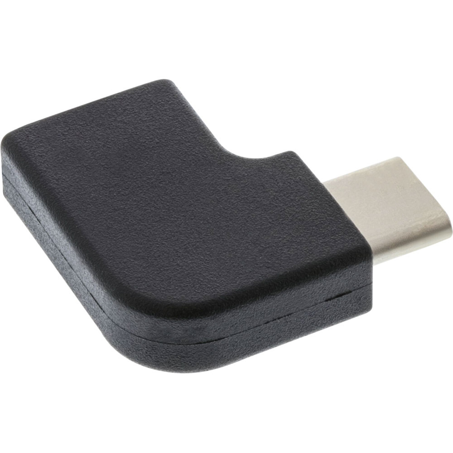 INLINE InLine® USB 3.1 Gen.2 gewinkelt Buchse, / Adapter, schwarz 3.2 Stecker Adapter, USB-C / USB