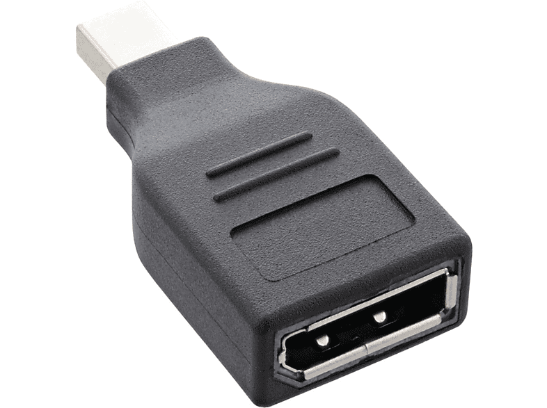 INLINE InLine® DisplayPort Adapter, mini Stecker auf Buchse, 4K/60Hz, / zu / Displayport zu HDMI / VGA / DVI