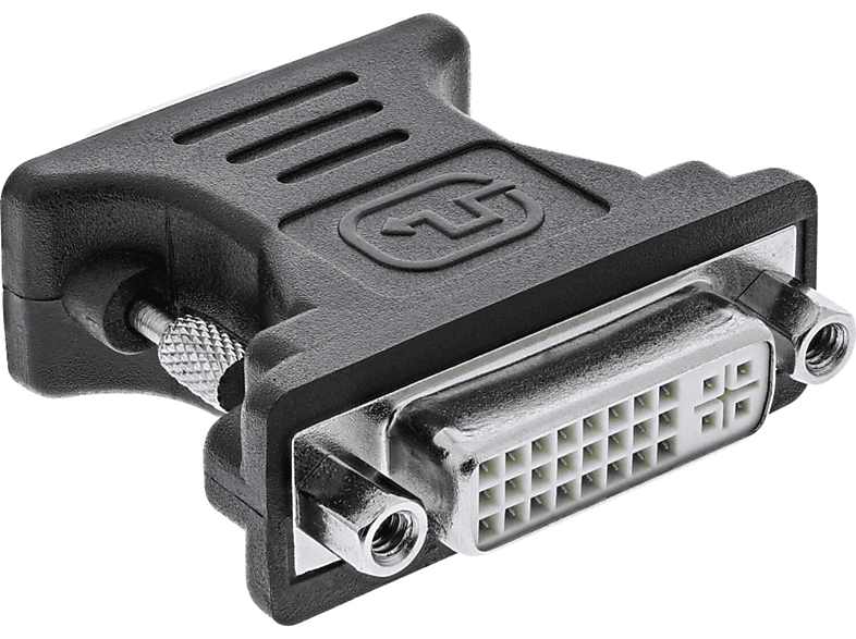 DVI / Analog HD INLINE DFP Buchse auf DVI 15pol zu DVI-A InLine® / Stecker (VGA) 24+5 VGA Adapter,