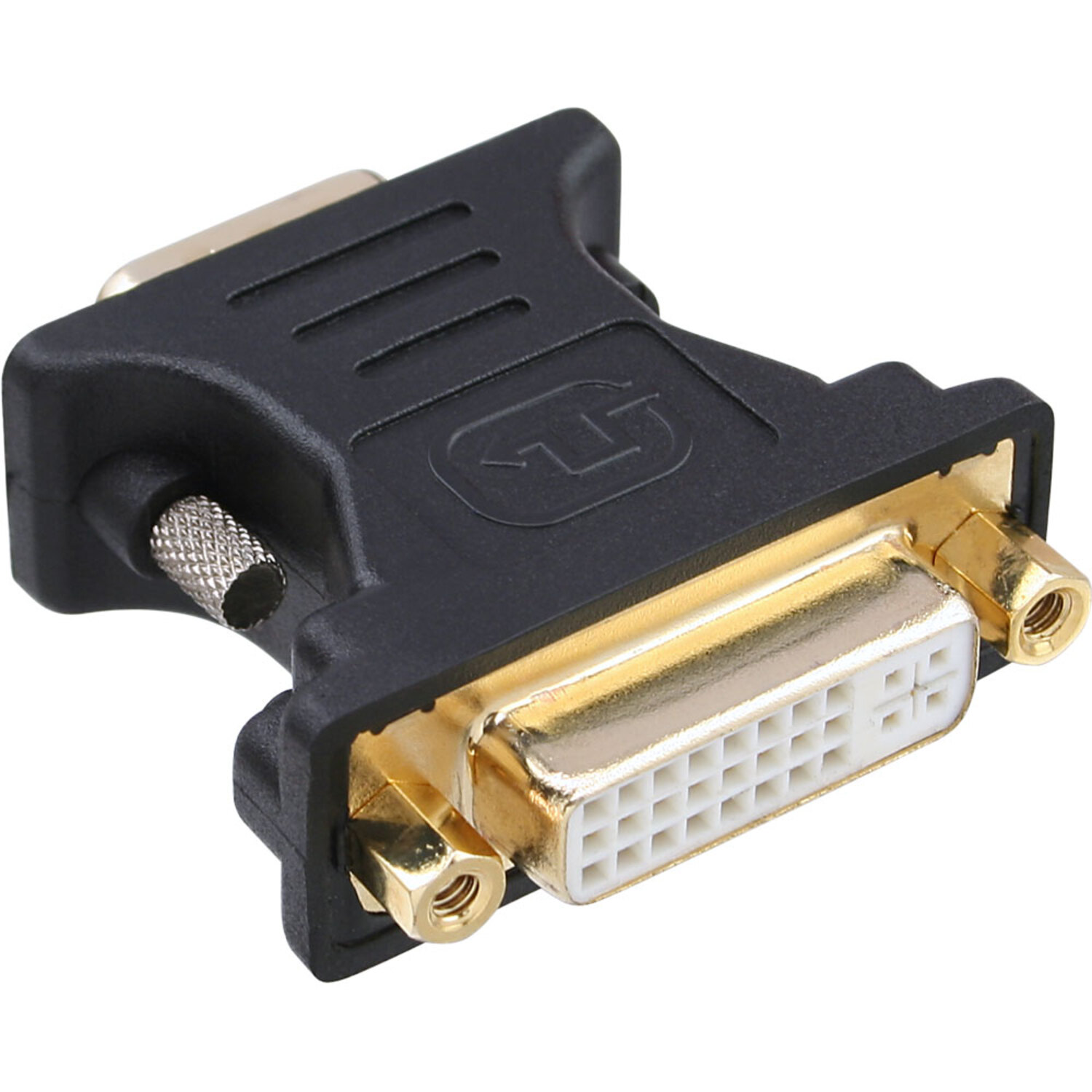 Analog 24+5 auf DVI / INLINE 15pol DVI-A Adapter, InLine® zu DVI VGA HD Stecker / Buchse DFP (VGA),