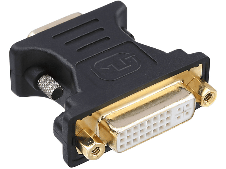 INLINE InLine® VGA Stecker DVI DFP Adapter, 24+5 Analog zu / Buchse HD DVI DVI-A 15pol auf / (VGA)