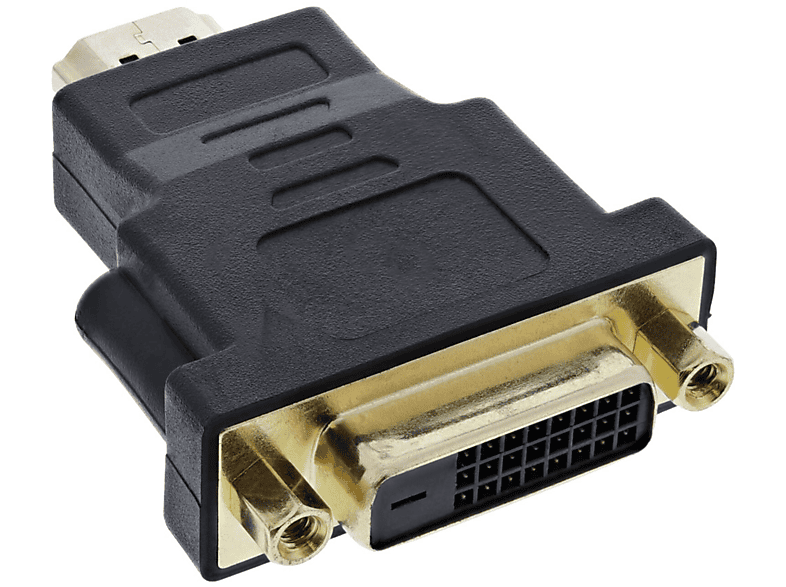 INLINE InLine HDMIDVI Adapter, HDMI Stecker auf DVI Buchse, 4K2K