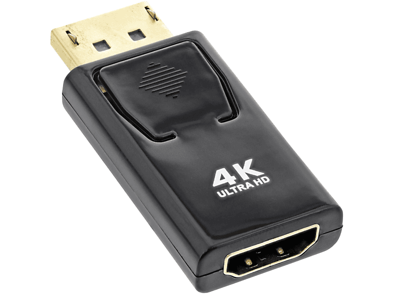 INLINE InLine® DisplayPort Buchse, Adapter, zu VGA mit HDMI Stecker 4K/60Hz, / / HDMI / auf Displayport DVI