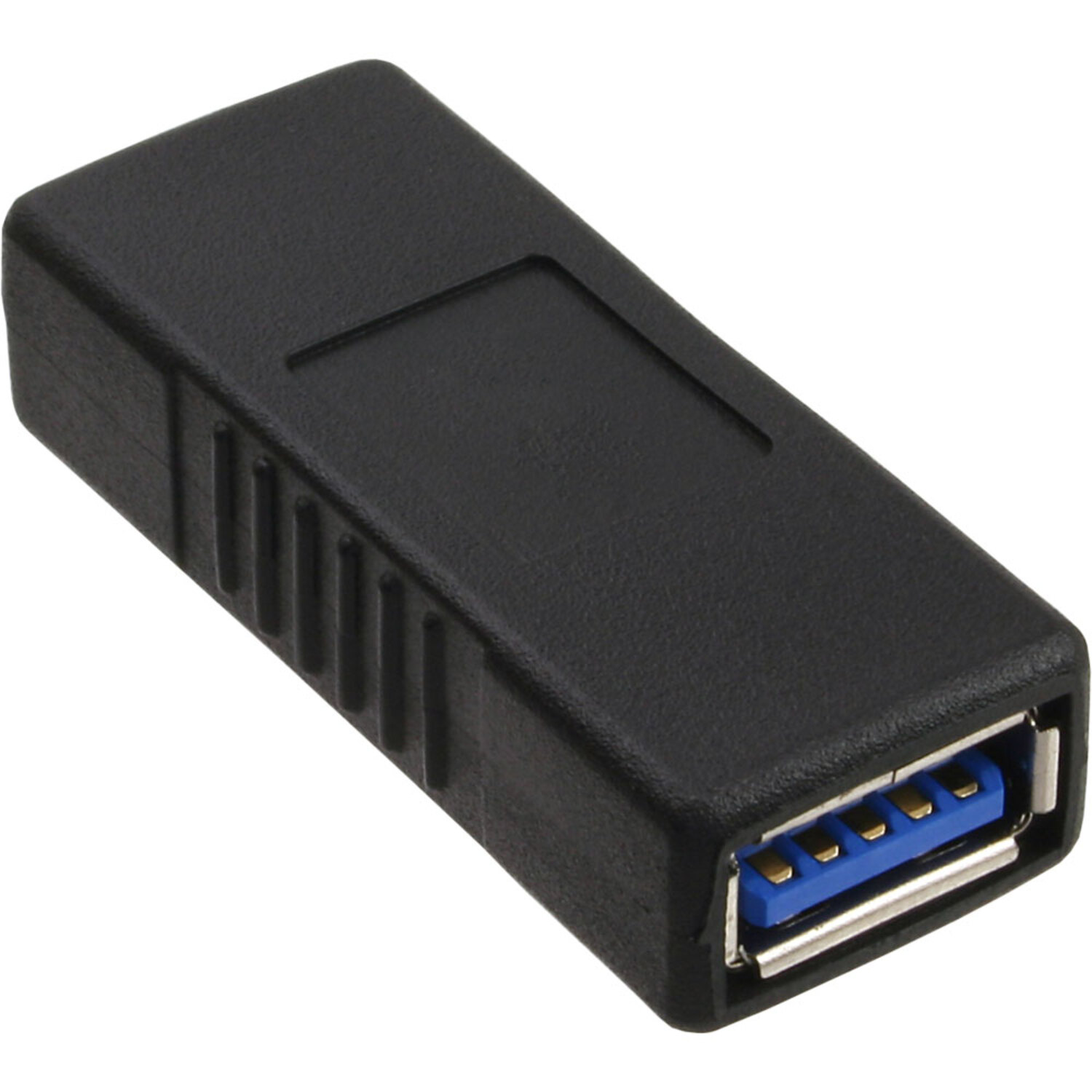 Adapter, 3.0 Adapter Konverter schwarz USB A USB 3.0 auf A USB / INLINE Buchse InLine® 3.0 Adapter,