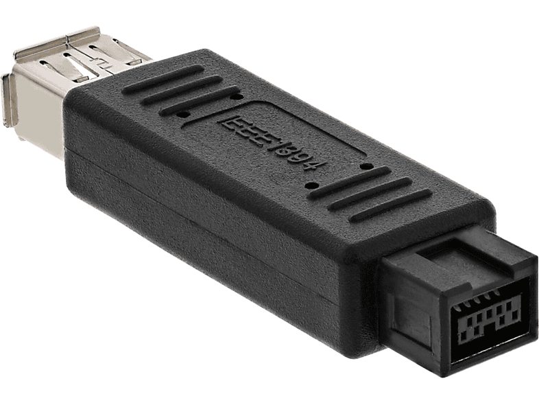 INLINE InLine® schwarz Firewire Buchse/9pol 6pol / Stecker FireWire Firewire, Adapter Adapter