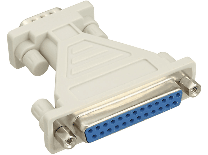 INLINE InLine® ATAdapter, 25pol Sub D Buchse an 9pol Sub D Stecker